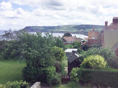  View of Robin Hood's Bay from our Green Room